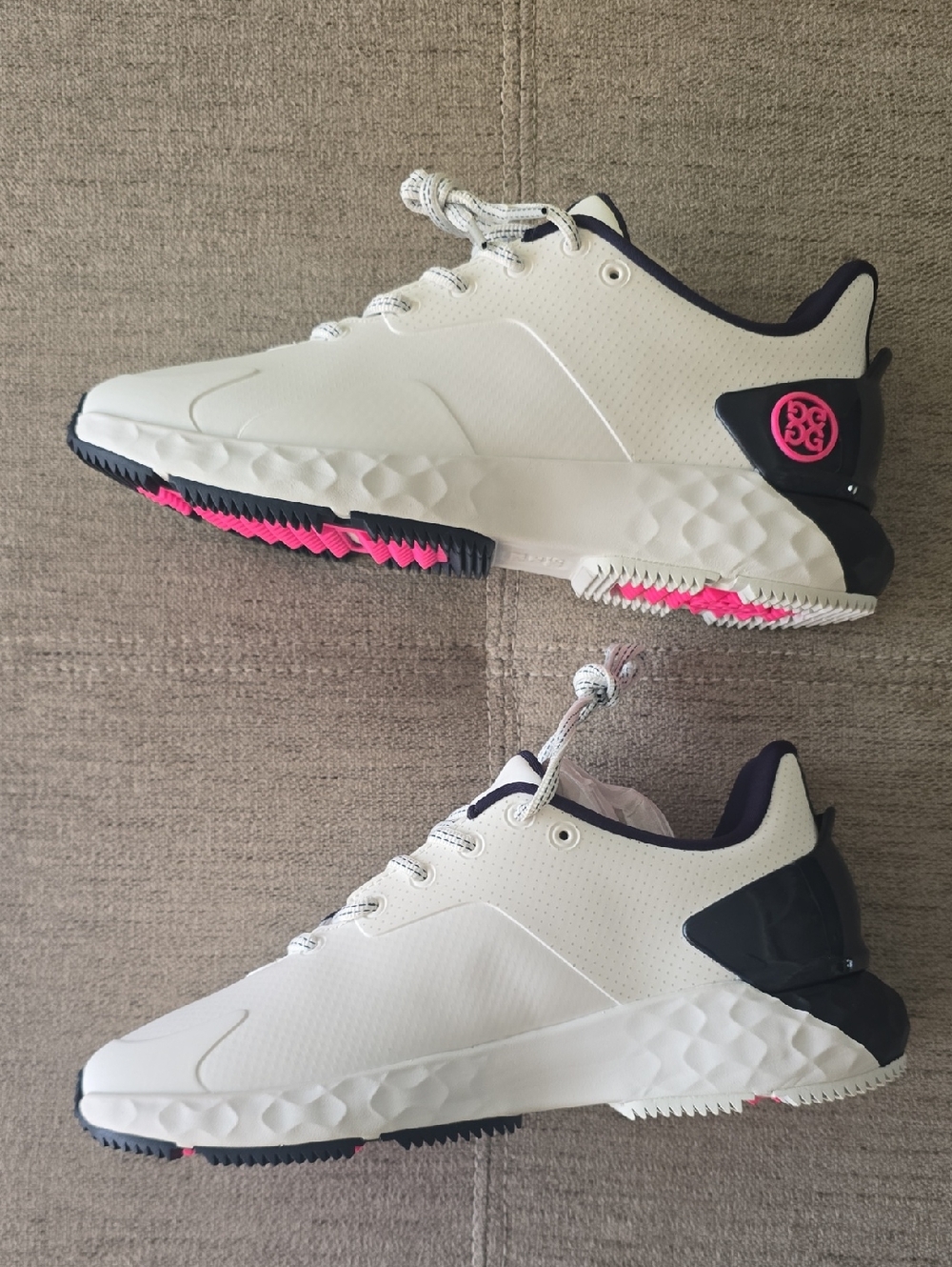 G/FORE GFORE MG4+ Solid Golf Shoe Sneaker Women's Size 8.5 Snow Twilight NEW - Picture 3 of 10